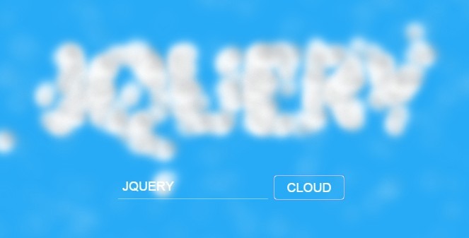 Cloudy text with pixi.js
